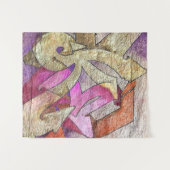 Tenture Décor d'or pour graffiti Kel1st (Devant (Horizontal))