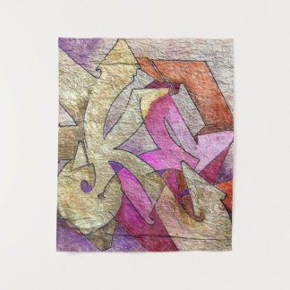 Tenture Décor d'or pour graffiti Kel1st