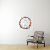 Tenture Décor du stand photo, Mariage de Noël Retour (En situation (horizontale))