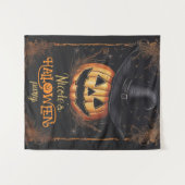 Tenture Décor Éffrayant du costume d'Halloween (Devant (Horizontal))