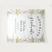 Tenture Décor fleur sauvage Graduation (Devant (Horizontal))