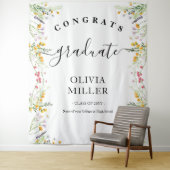 Tenture Décor fleur sauvage Graduation (En situation)