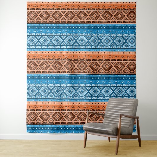 Tenture Décor moderne Abstrait ornementale géométrique pat (En situation)