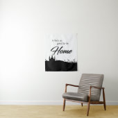 Tenture Décor moderne Elegant Maison Noir & Blanc (En situation)