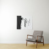 Tenture Décor moderne Elegant Maison Noir & Blanc (En situation (horizontale))