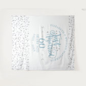 Tenture Décor pour noces de diamant 60 ans de mariage (Devant (Horizontal))