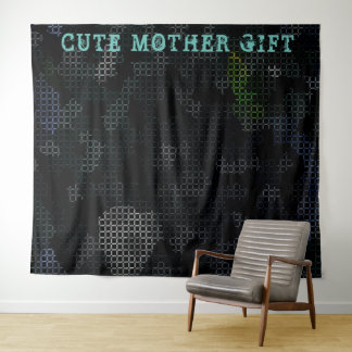 Tenture DECOR_Room_CUTE MÈRE GIFT_BLACK_RMDESIGNFLO55