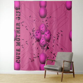 Tenture DECOR_Room_CUTE MÈRE GIFT_DARKPINK_RMDESIGNFLO55
