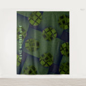 Tenture DECOR_Room_CUTE MÈRE GIFT_olive _RMDESIGNFLO55 (Devant)