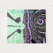 Tenture DECOR_Room_CUTE MÈRE GIFT_SAGE_RMDESIGNFLO55 (Devant (Horizontal))