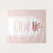 Tenture Décoration classique de mariage avec des pétales e (Devant (Horizontal))