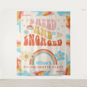 Tenture Décoration de fête de bachelorette étourdie et fia