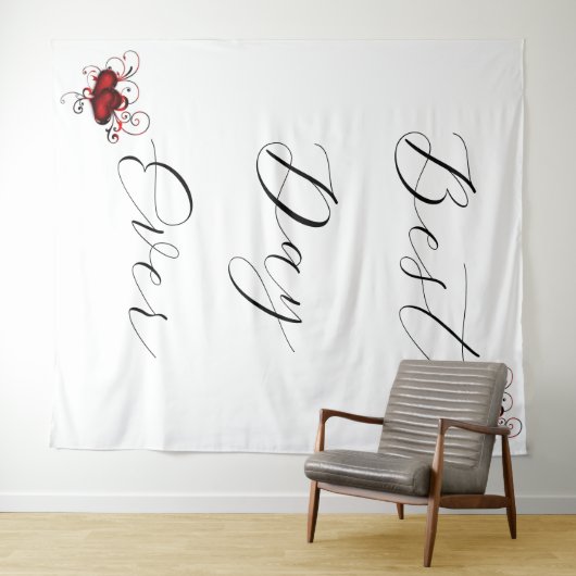 Tenture Décoration de mariage (En situation (horizontale))