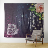 Tenture Décoration de mariage avec lumières de jarres de f (En situation (horizontale))