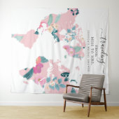 Tenture Décoration de mariage De Miss à Mrs (En situation (horizontale))