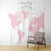 Tenture Décoration de mariage de Miss à Mrs (En situation)