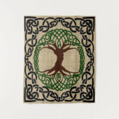 Tenture Décoration de mariage en forme d'arbre de vie avec (Devant)