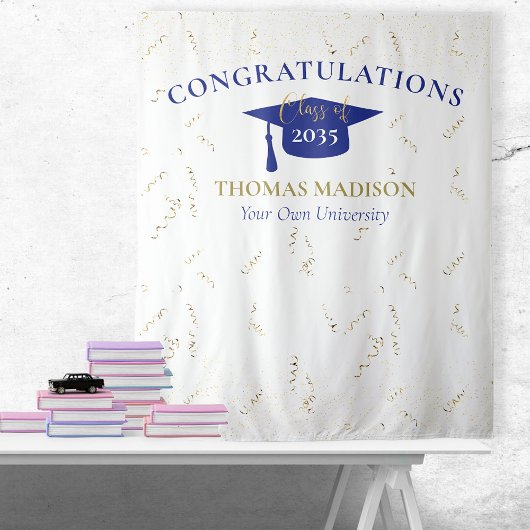 Tenture Décoration de remise de diplômes moderne avec des