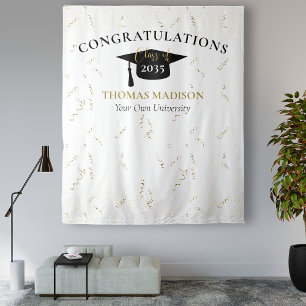 Tenture Décoration de remise de diplômes moderne avec faux