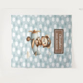 Tenture Décoration murale élégante pour une baby shower th (Devant (Horizontal))