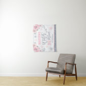 Tenture Décorations d'anniversaire 1 an Winter ONEderland  (En situation)