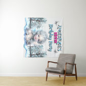 Tenture Décorations de fête de fée d'hiver anniversaire fi (En situation (horizontale))