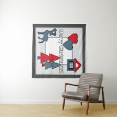 Tenture Décorations de Noël (En situation (horizontale))