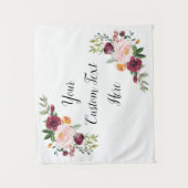 Tenture Décorations Mariages d'automne avec décor mariage (Devant)