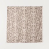 Tenture decorative geometric seamless pattern. illustratio (Devant (Horizontal))