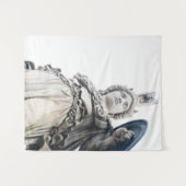 Tenture Déesse Athéna de la Sagesse #4 #wall #art  (Devant (Horizontal))