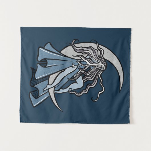 Tenture Déesse de la lune (Devant (Horizontal))