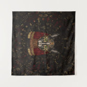 Tenture Déesse d'Egyptien de Bastet (Devant (Horizontal))