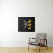 Tenture Définition de l'art maternel Nina (En situation (horizontale))