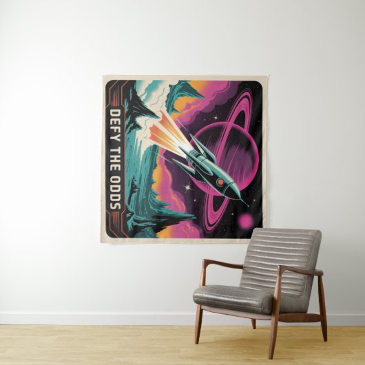 Tenture Defy The Odds (En situation (horizontale))