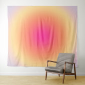 Tenture Dégradé Abstrait du coucher de soleil (En situation (horizontale))