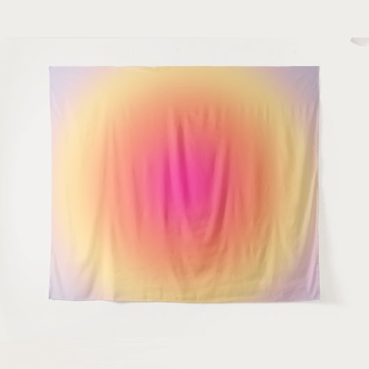 Tenture Dégradé Abstrait du coucher de soleil (Devant (Horizontal))