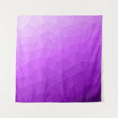 Tenture Dégradé de lavande violet motif de maille géométri (Devant)