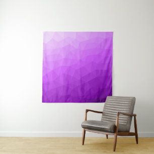 Tenture Dégradé de lavande violet motif géométrique en mai