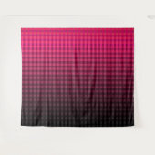 Tenture Dégradé de motif rouge et noir à damiers (Devant (Horizontal))