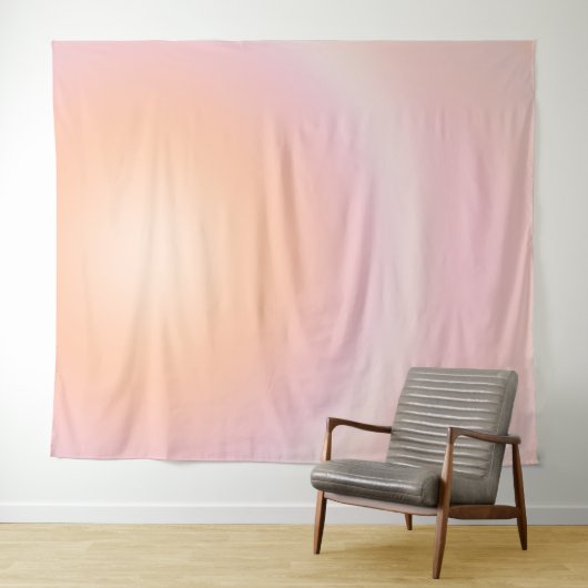 Tenture Dégradé Fuzz Peach (En situation (horizontale))