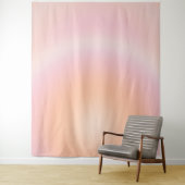 Tenture Dégradé Fuzz Peach (En situation)