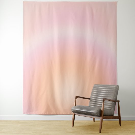 Tenture Dégradé Fuzz Peach (En situation)