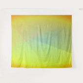 Tenture Dégradé géométrique jaune moderne (Devant (Horizontal))