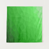 Tenture Dégradé vert clair motif de maille géométrique (Devant (Horizontal))
