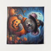 Tenture Déguisement de koala pour Halloween (Devant (Horizontal))