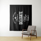 Tenture Délégué Titre de l'emploi Tee Gift Mens Femme (En situation)