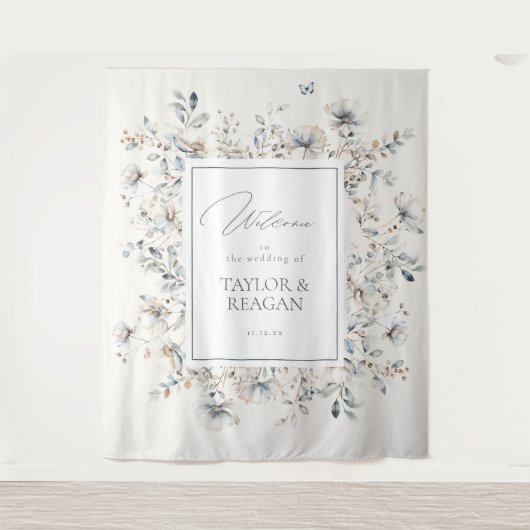 Tenture Délicat Fleur sauvage Aquarelle Arch Backdro ID110 (Devant)