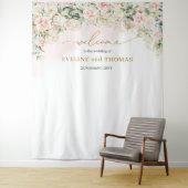 Tenture Délicat rose pastel rose pastel toile de fond mari (En situation)