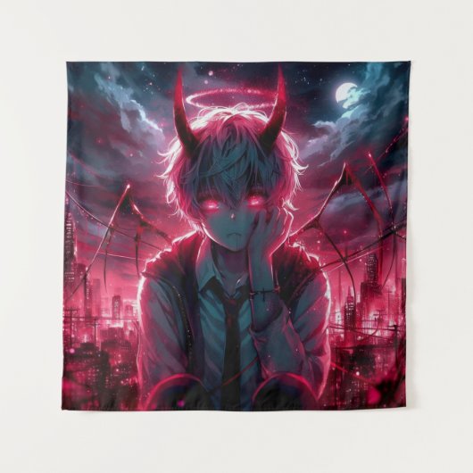 Tenture Démon d'anime (Devant)