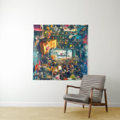 Tenture Den Fleur (En situation (horizontale))